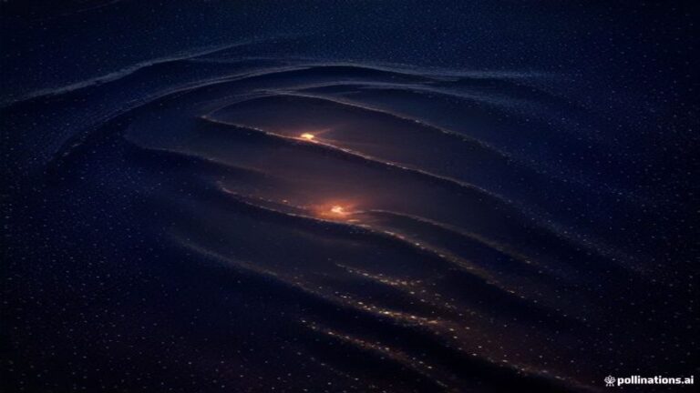 A golden shooting star entering dark ocean waters creating a glowing underwater wave at night