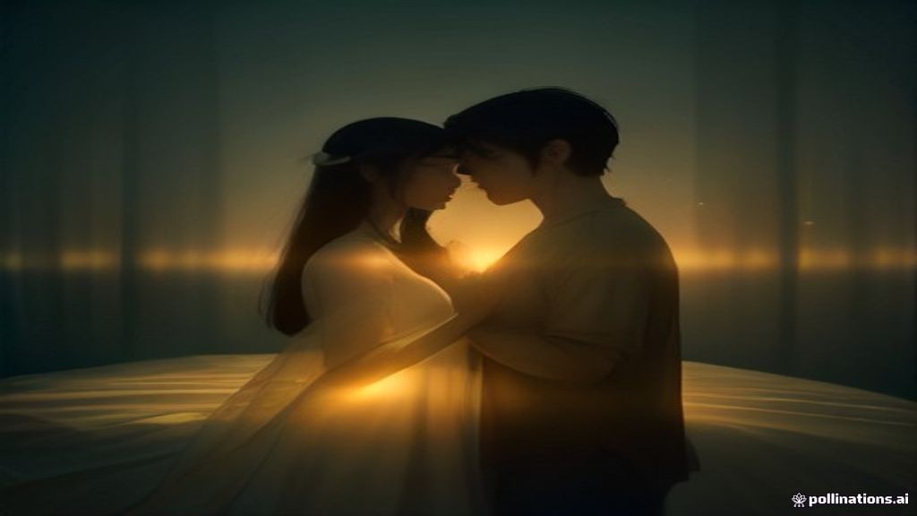 Open hands floating gently with soft light pouring from the center of the palms in a dreamlike setting