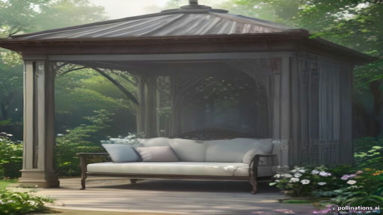 A serene glass pavilion filled with warm morning light and floating bokeh embers.